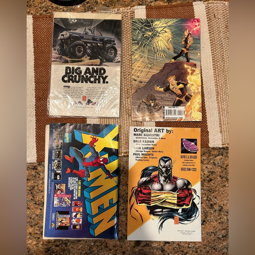 Vintage Comic Lot of 4 – Marvel, DC & Image Mix